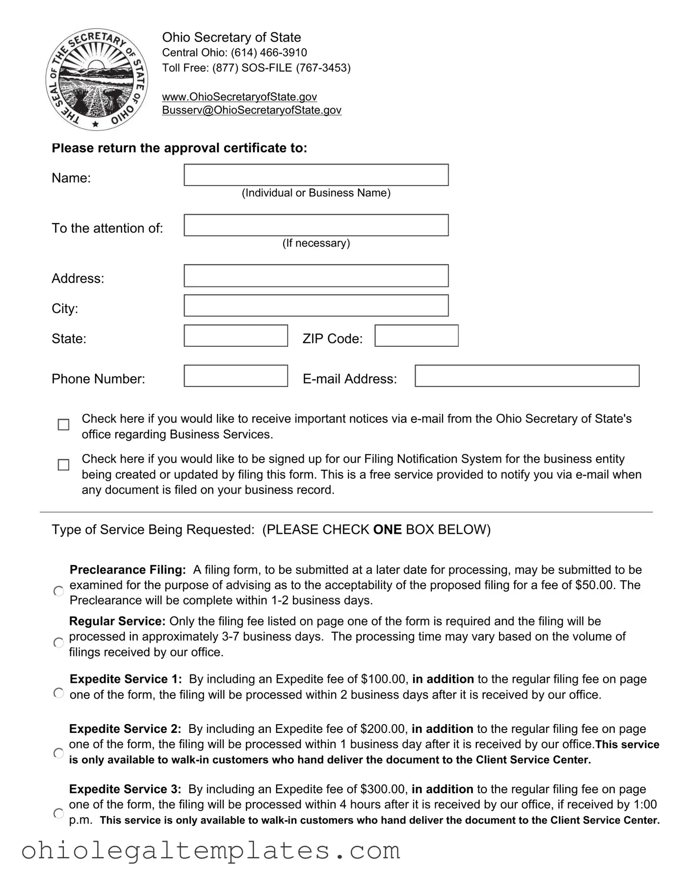 Fill in Your Ohio 521 Form