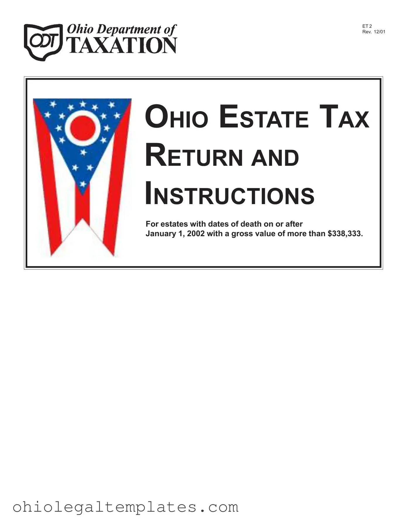 Fill in Your Ohio Et 2 Form