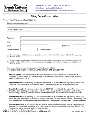 Fill in Your Ohio 532B Form