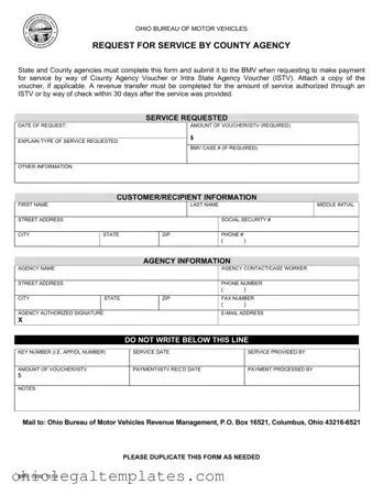 Fill in Your Ohio Bmv 0399 Form